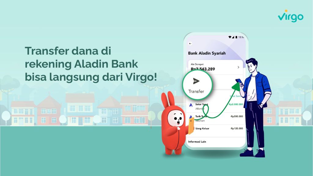 Transfer Dana Aladin Bank langsung dari Virgo